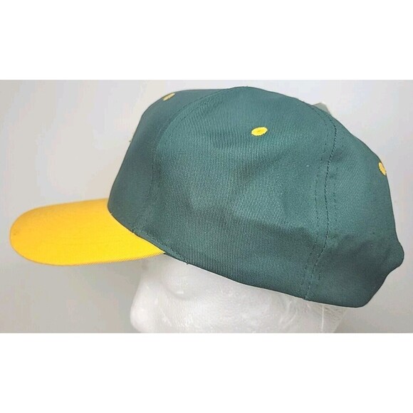 Vintage Green Bay Packers Big Logo 7 Split HEADLIGHTS Hat Snapback NEW - Picture 2 of 6